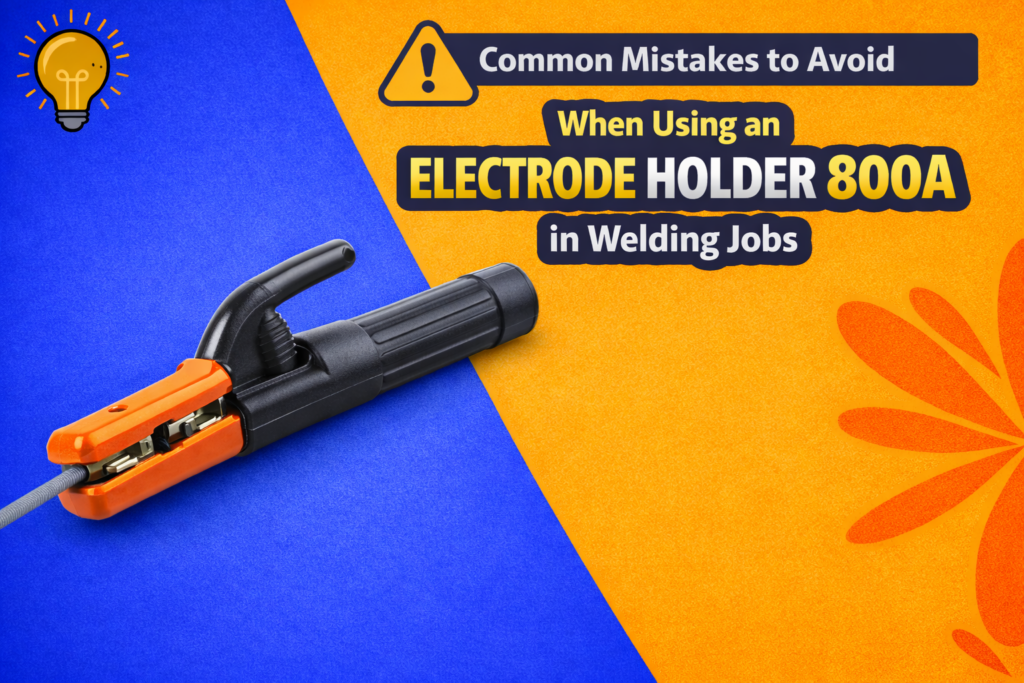 Common Mistakes to Avoid When Using an ELECTRODE HOLDER 800A in Welding Jobs