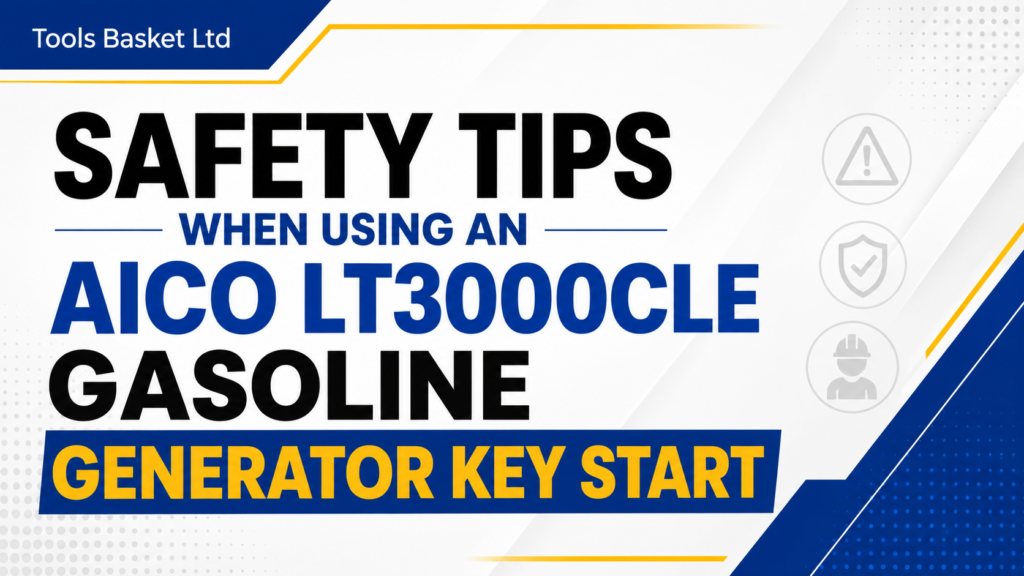 Safety Tips When Using an AICO LT3000CLE GASOLINE GENERATOR KEY START