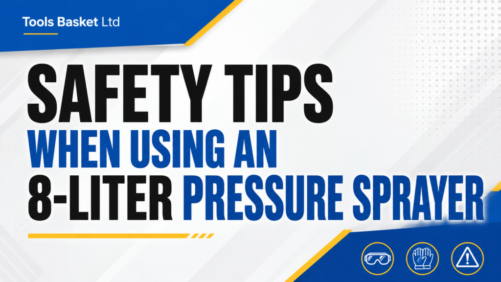 Safety Tips When Using an 8-Liter Pressure Sprayer